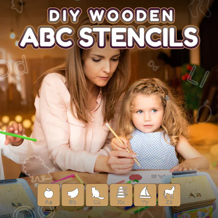 A to Z Learning Stencils Box