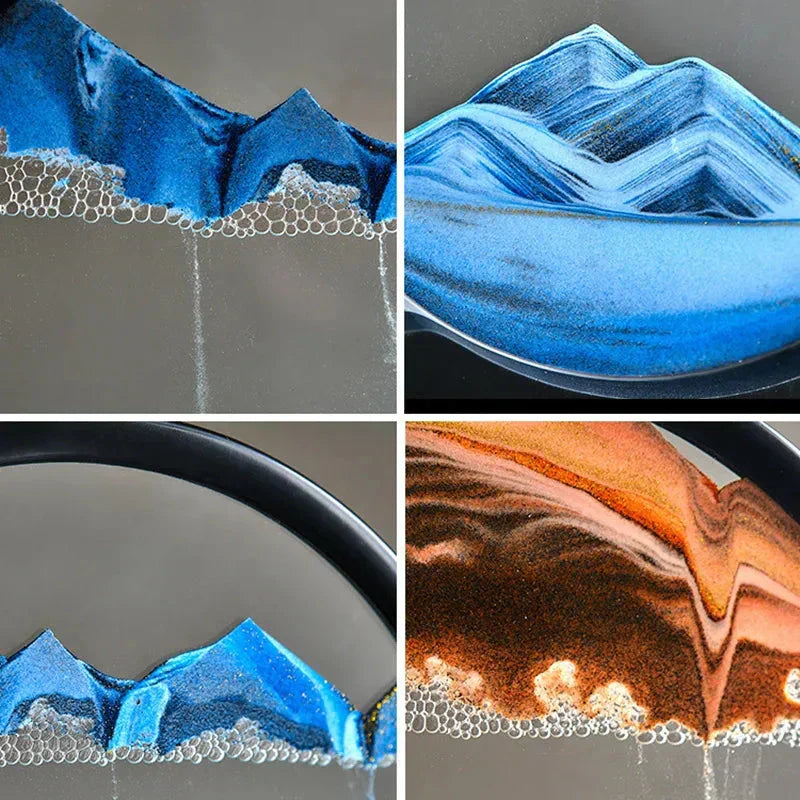 Dynamic Sand Art Lamp Liquid Motion