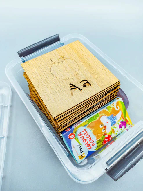 A to Z Learning Stencils Box