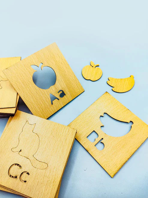 A to Z Learning Stencils Box