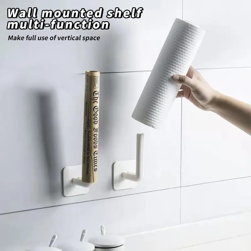 L-shaped Hooks Non-punching Plastic Behind the Door Hooks