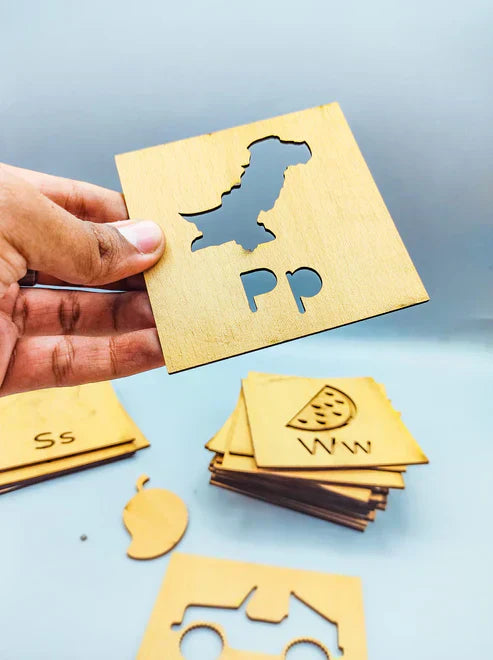 A to Z Learning Stencils Box