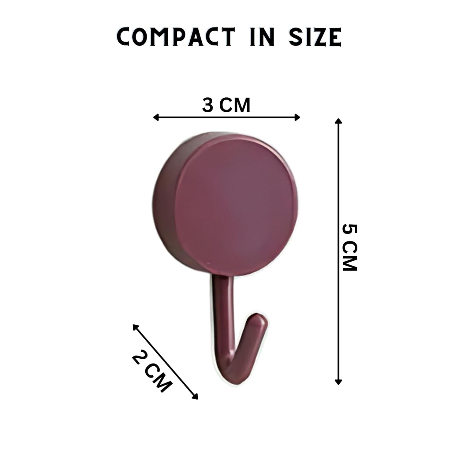 Sticky Round Hook (Pack of 16)