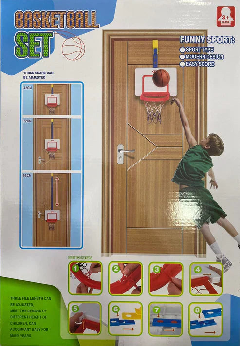 Attach 'N Play Basketball Set For Kids