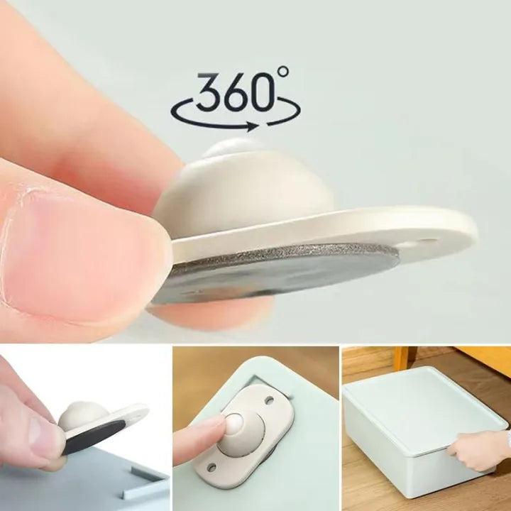 360° Caster Wheel Directional Roller (Pack of 4)