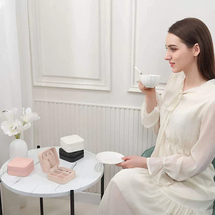 Mini Leather Jewelry Box