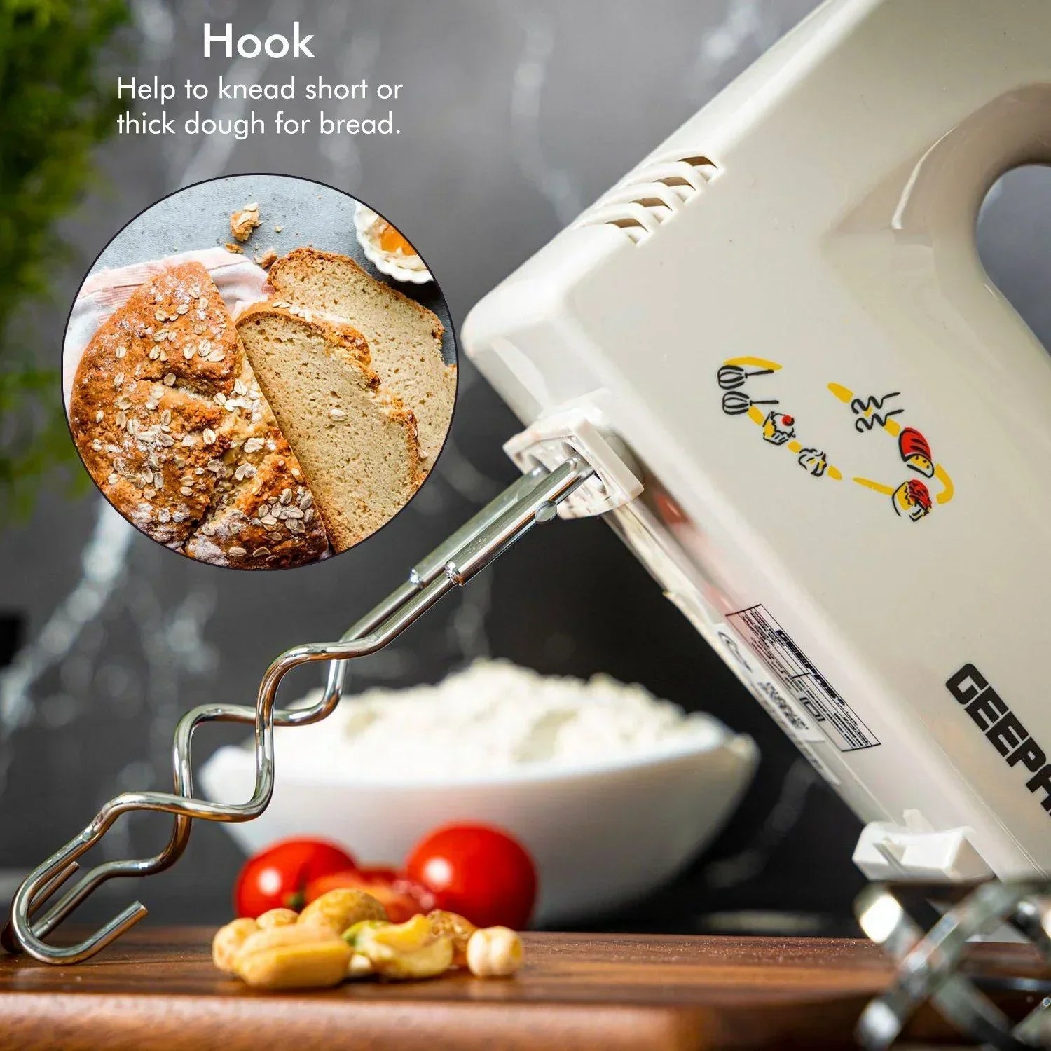 5-Speed With Turbo Hand Food Mixer