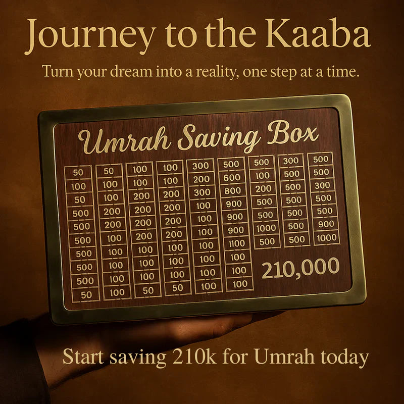 Umrah Saving Box - 210,000 - FREE DELIVERY