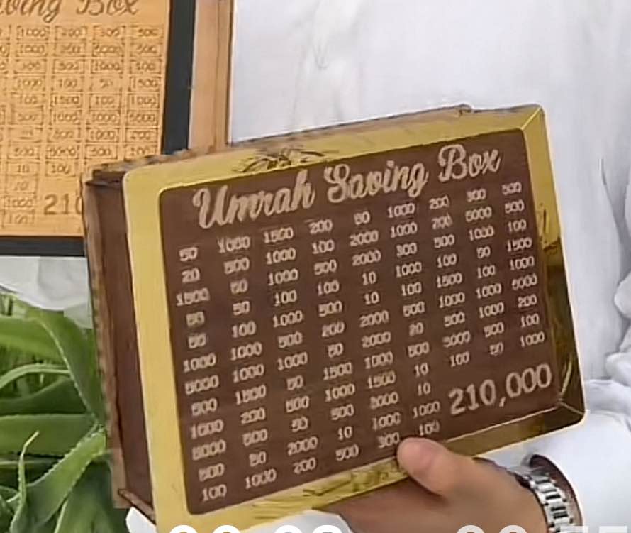Umrah Saving Box - 210,000 - FREE DELIVERY