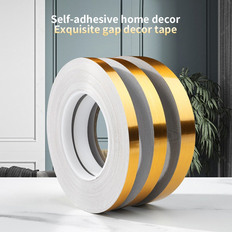 5 Meter Brushed Gold Silver Floor Edging Waterproof