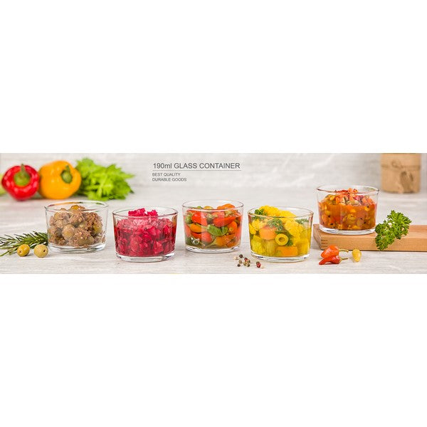 Limon 3 Pcs Glass Bowl