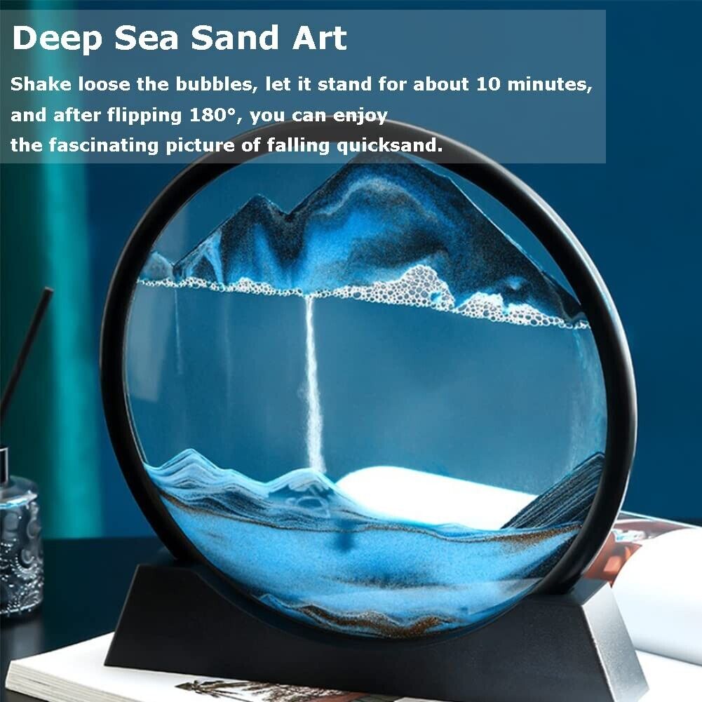 3D Art Sand Glass Picture